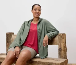 Windjacke »packable«, khaki