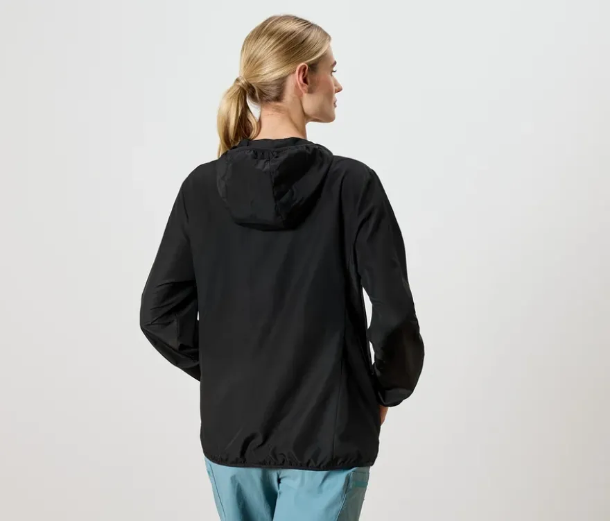 Windjacke »packable«, schwarz