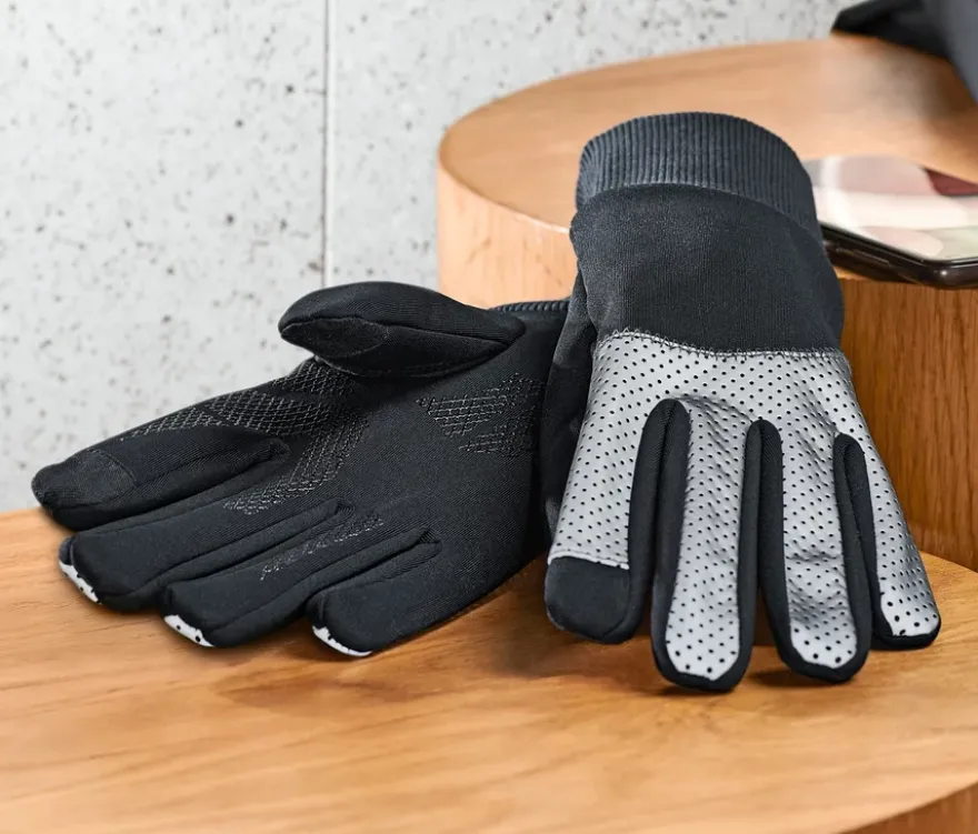 Windprotection-Handschuhe mit Reflektorbesatz