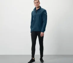 Windprotection-Jacke, blau