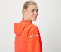 Windprotection-Laufjacke, neonorange