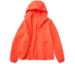 Windprotection-Laufjacke, neonorange