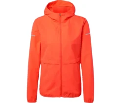 Windprotection-Laufjacke, neonorange