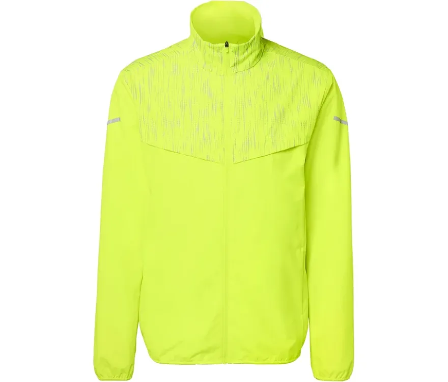 Windprotection-Laufjacke, neongelb