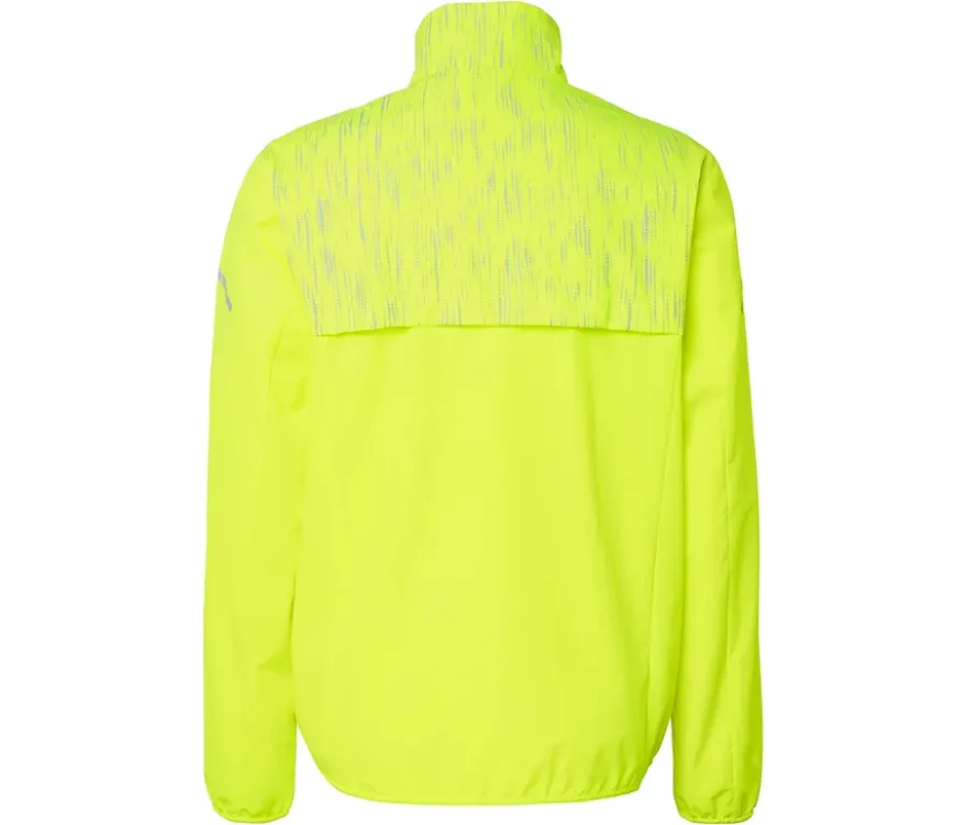 Windprotection-Laufjacke, neongelb