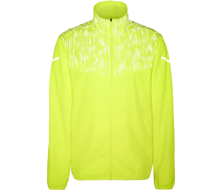 Windprotection-Laufjacke, neongelb