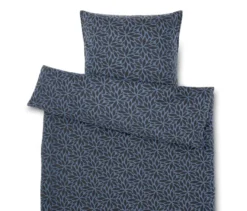 Winterjersey-Bettwäsche, dunkelblau, Übergröße