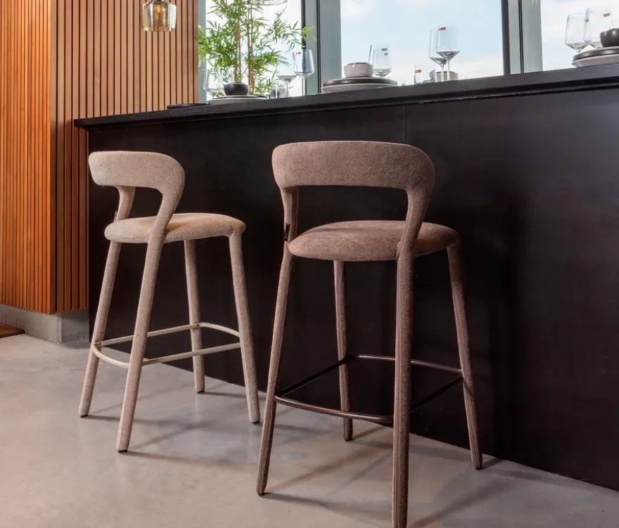 WOOOD Barhocker »Noble«, taupe