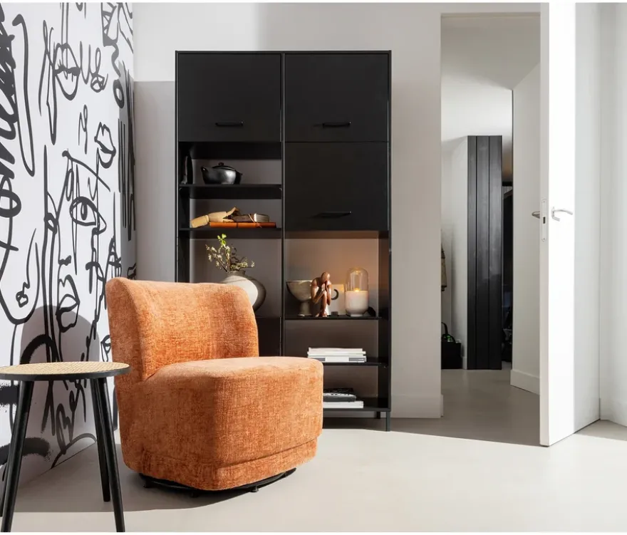 WOOOD Drehsessel »Atty«, Blüten