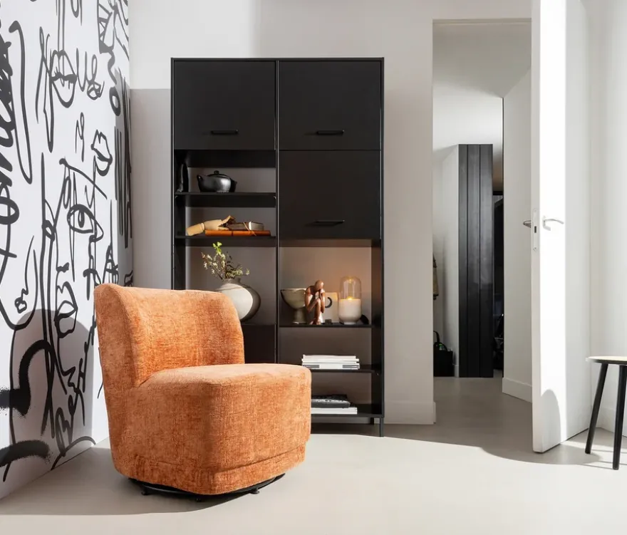 WOOOD Drehsessel »Atty«, Blüten
