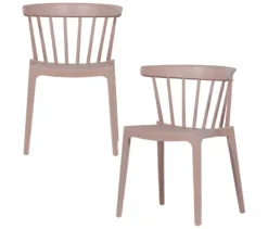 WOOOD 2 Gartenstühle, rosé