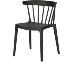 WOOOD 2 Gartenstühle, schwarz