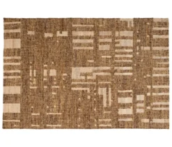 WOOOD Handgewobener Teppich »Ian«, 170 x 240 cm, braun