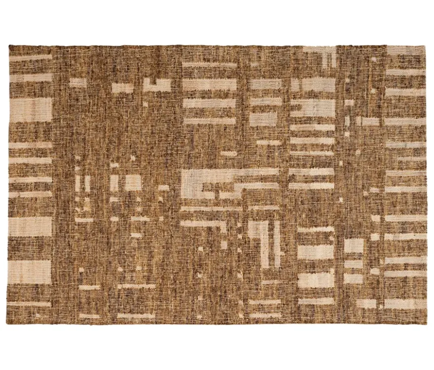 WOOOD Handgewobener Teppich »Ian«, 170 x 240 cm, braun