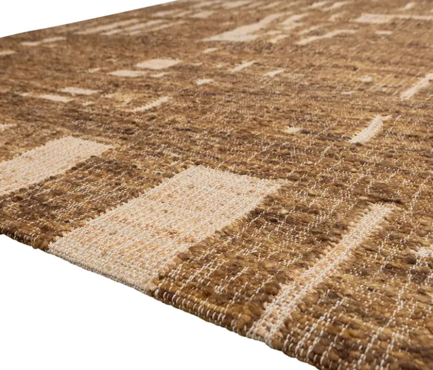WOOOD Handgewobener Teppich »Ian«, 170 x 240 cm, braun