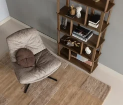 WOOOD Handgewobener Teppich »Noven«, 170 x 240 cm, sand