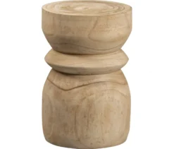 WOOOD Hocker »Bikkel«, Holz naturfarben