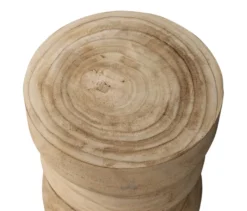 WOOOD Hocker »Bikkel«, Holz naturfarben