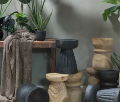 WOOOD Hocker »Bikkel«, schwarz