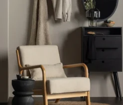 WOOOD Hocker »Bikkel«, schwarz