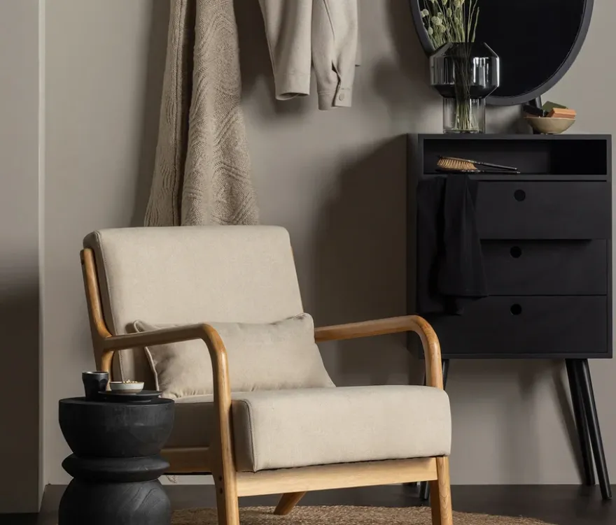 WOOOD Hocker »Bikkel«, schwarz