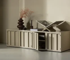 WOOOD Metall-TV-Schrank »Level«, sand