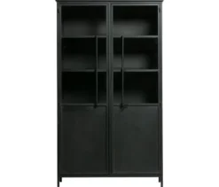 WOOOD Metall-Vitrine »Exhibit«, schwarz