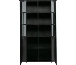WOOOD Metall-Vitrine »Exhibit«, schwarz