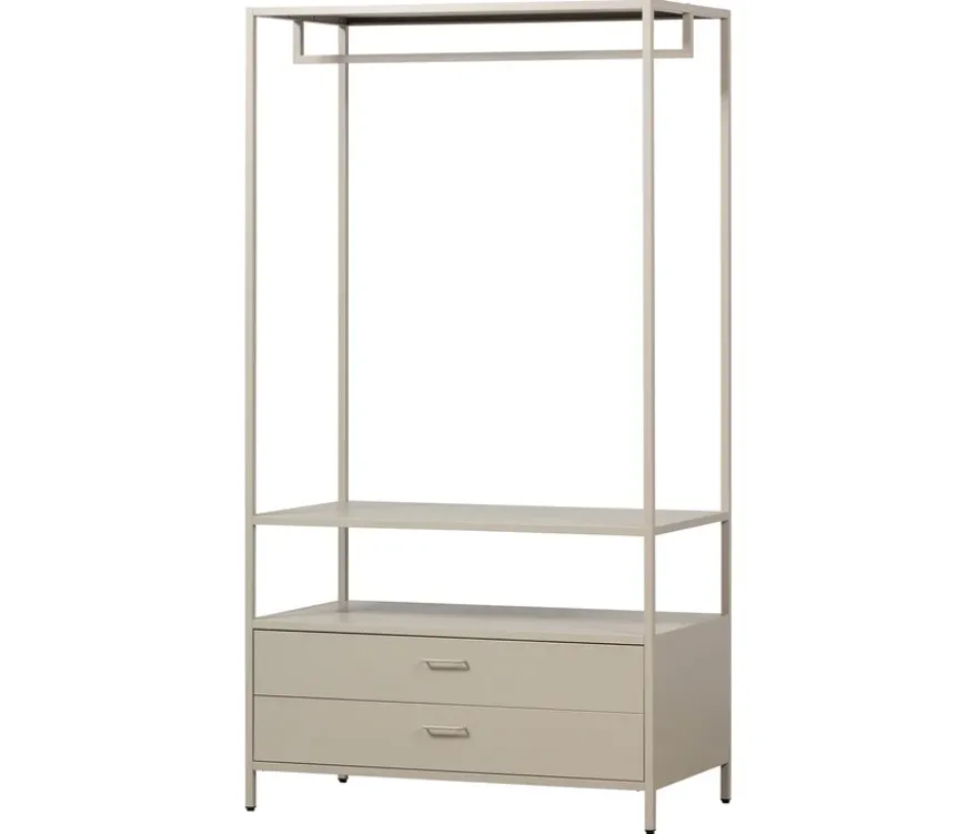 WOOOD offener Metall-Kleiderschrank »Ferris«, 100 cm