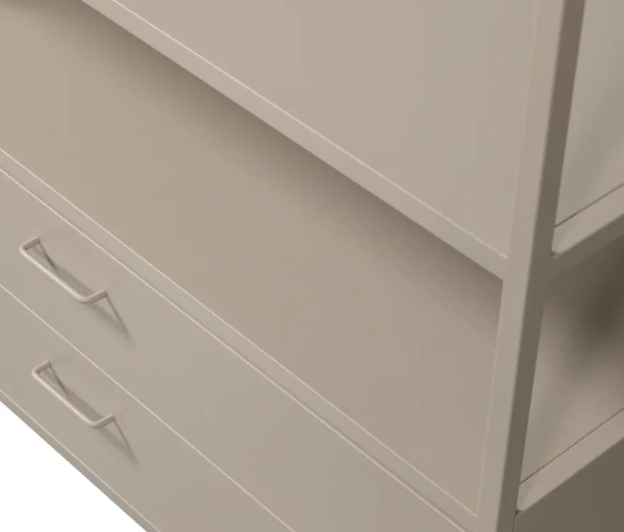WOOOD offener Metall-Kleiderschrank »Ferris«, 100 cm