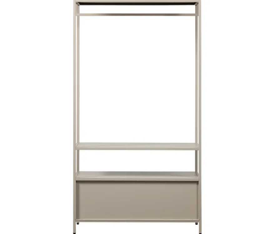 WOOOD offener Metall-Kleiderschrank »Ferris«, 100 cm