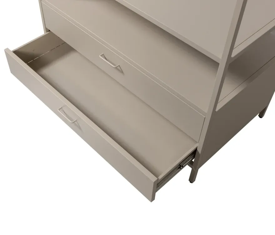 WOOOD offener Metall-Kleiderschrank »Ferris«, 100 cm