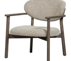 WOOOD Sessel »Udar« mit Holzrahmen, braun
