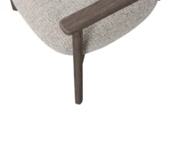 WOOOD Sessel »Udar« mit Holzrahmen, braun