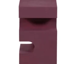 WOOOD Side Table »Jessa«, Metall, lila-braun