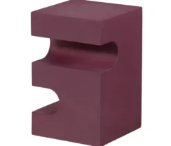 WOOOD Side Table »Jessa«, Metall, lila-braun