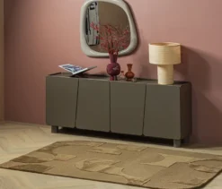 WOOOD Teppich »Livo«, ca. 170 x 240 cm, braun