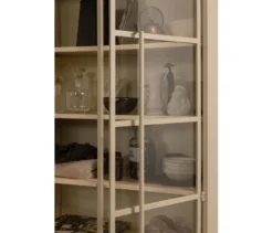 WOOOD XL-Metall-Vitrine »Exhibit«, 2-türig, sand