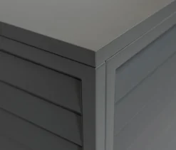 Wärmepumpenabdeckung, ca. 100 cm, anthrazit