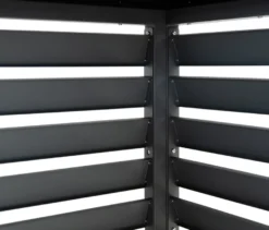 Wärmepumpenabdeckung, ca. 100 cm, anthrazit