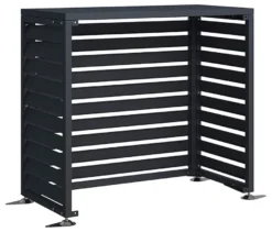 Wärmepumpenabdeckung, ca. 100 cm, anthrazit
