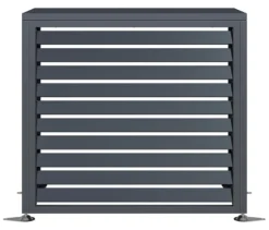 Wärmepumpenabdeckung, ca. 100 cm, anthrazit