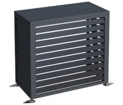 Wärmepumpenabdeckung, ca. 100 cm, anthrazit