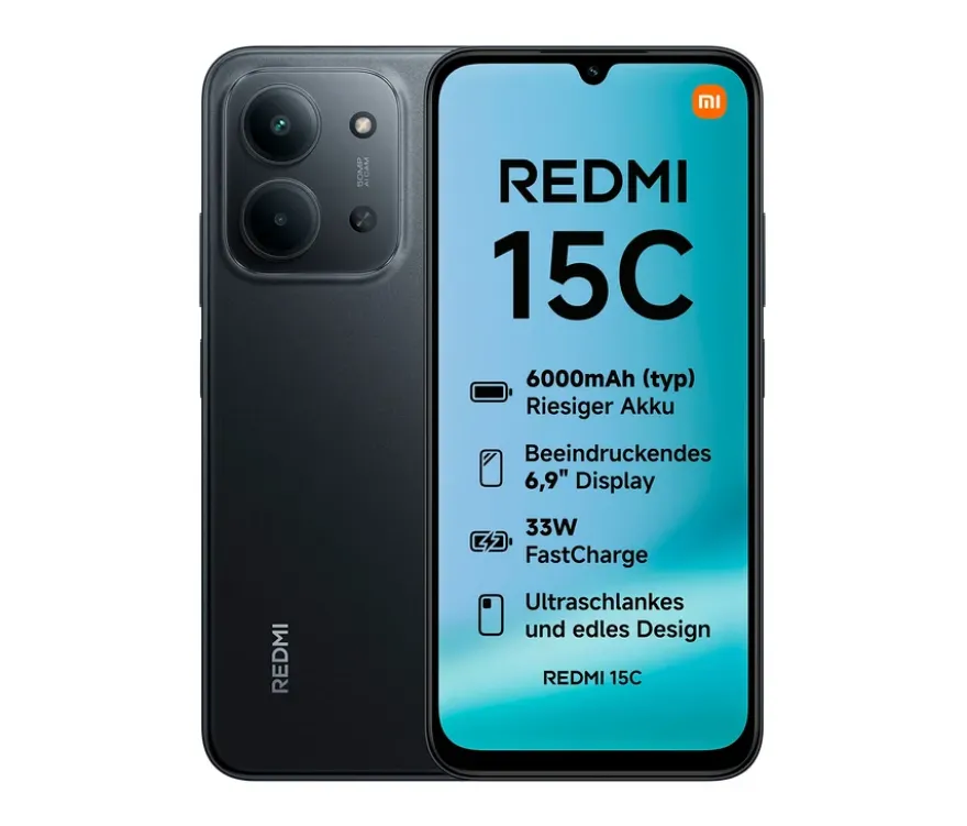 Xiaomi Redmi 15C 256 GB Midnight Black