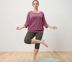 Yogashirt, mauve