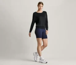 Yogashirt, schwarz