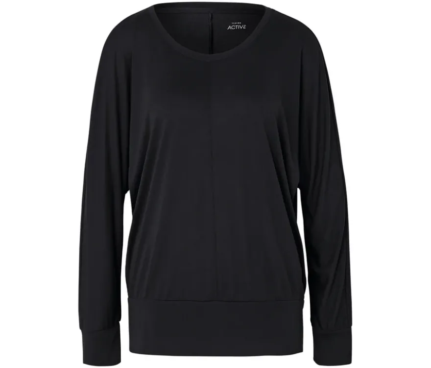 Yogashirt, schwarz