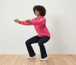 Yogasweatshirt, rosa