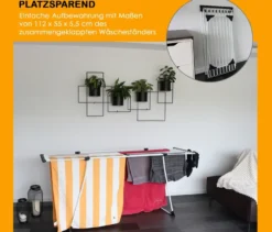 Yoursol Teleskop-Wäscheständer, weiß