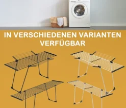 Yoursol Teleskop-Wäscheständer, weiß